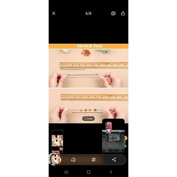 Clear Elastic beading string - Picture 5 of 5